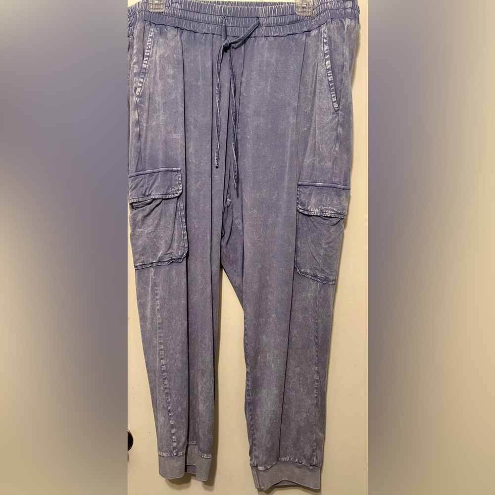 Torrid size 2 elastic waist cropped cargo pants